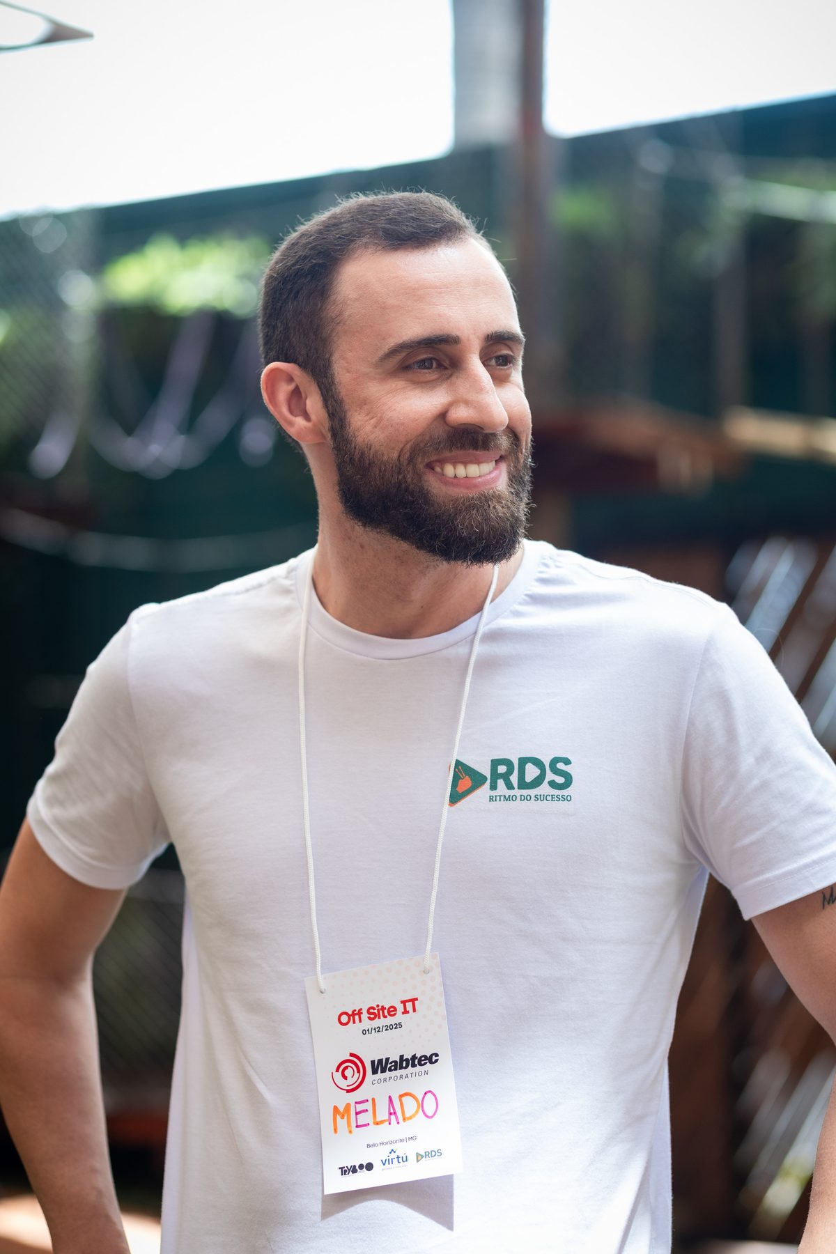 André Álvares (Melado) conduzindo a dinâmica da RDS